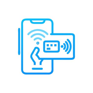 Kablosuz ağ ikonu. yaz - imzala