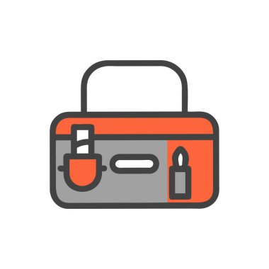 Çanta ve evrak çantası vektör simgesi kavramı