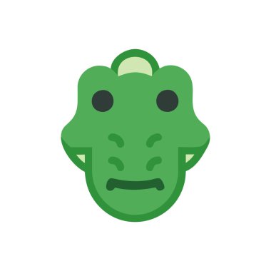 kurbağa vektörü düz renk simgesi