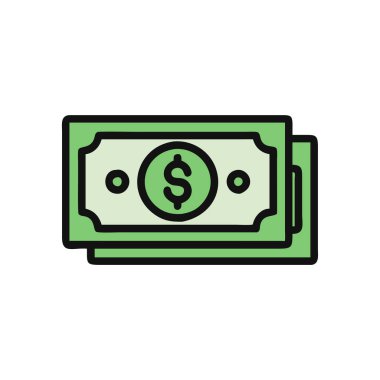 para çantası düz simgesi beyaz arkaplanda izole