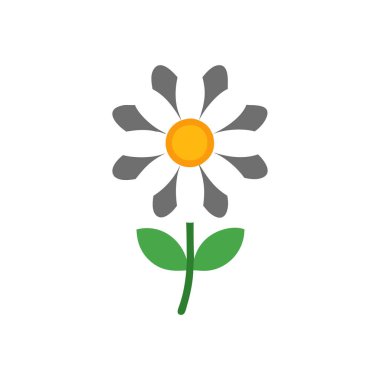 Vektör olarak çiçek simgesi. Logotype