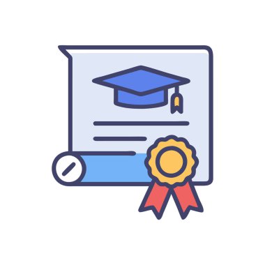 mezuniyet kapsülü vektör tasarımı