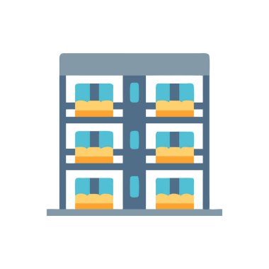 sunucu düz biçim vektör tasarımı