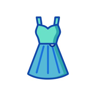 color vector flat line icon