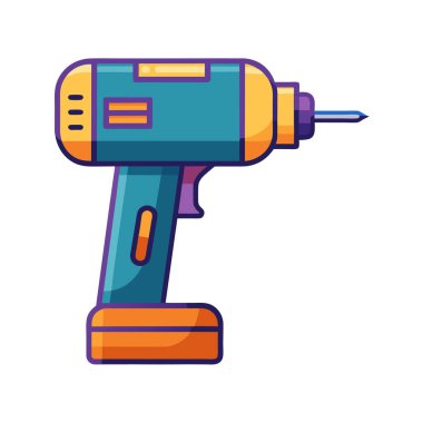 Matkap aracı izole simgesi