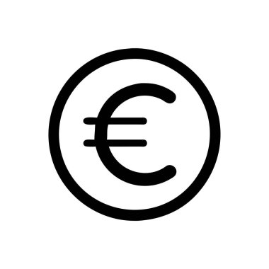 Kolayca değiştirebilen veya düzenleyebilen avro vektör simgesi