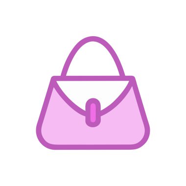 çanta simgesi vektör illüstrasyonu