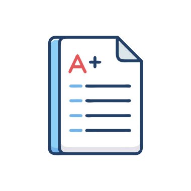 Web ve mobil uygulaması tasarım, dosya logo kavramı için beyaz arka plan üzerinde izole dosya simge vektör