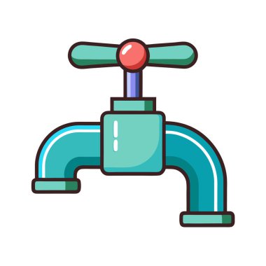 Musluk suyu izole edilmiş simge