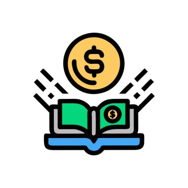 para ve eğitim vektörü simgesi