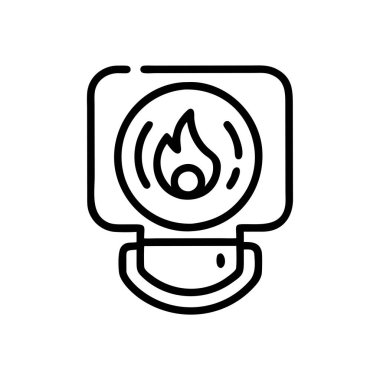 vektör gaz soba simgesi