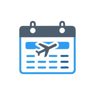 vektör Takvimi Simgesi illüstrasyonu