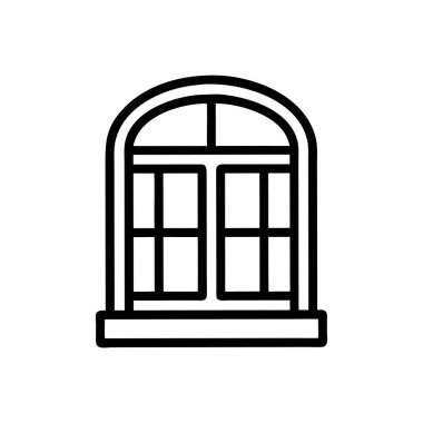 pencere simgesi vektör illüstrasyonu