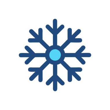 Web ve web sitesi için kar tanesi vektör simgesi