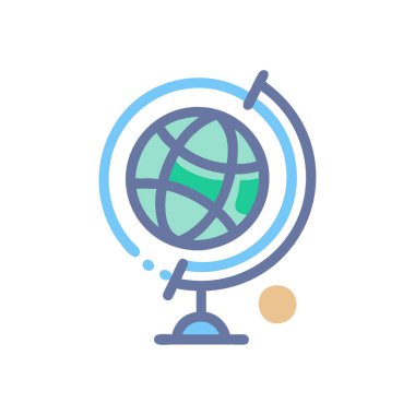 Global Business 'ın vektör simgesi. Logotype