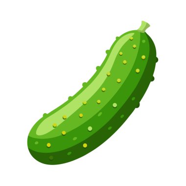 Taze ve lezzetli salatalık.