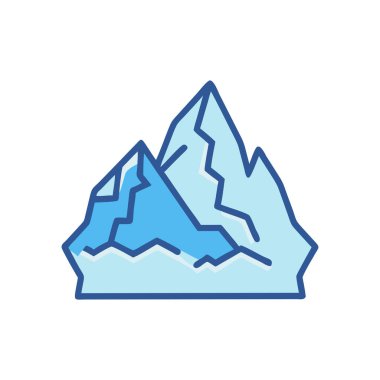 dağ simgesi vektör işareti ve beyaz arkaplanda izole edilmiş sembol,