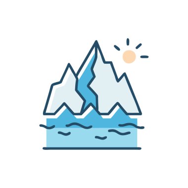 dağ simgesi vektörü beyaz arkaplanda izole edildi, dağlar şeffaf işaret, çizgi ve vuruş