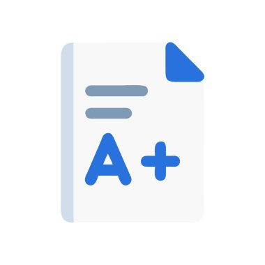 beyaz arkaplanda izole edilmiş derece simgesi vektörü, diploma işareti,