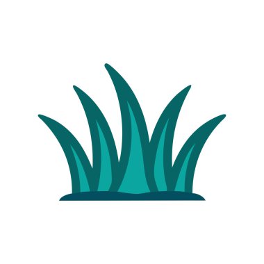 Yeşil yaprak doğa ekoloji ikonu vektör illüstrasyonu