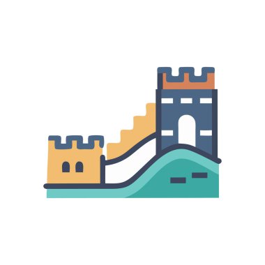 Beyaz Kale vektör çizim