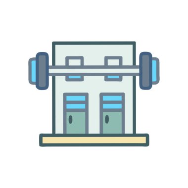 Modern b simgesinin vektör illüstrasyonu