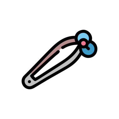 makas simgesinin vektör illüstrasyonu