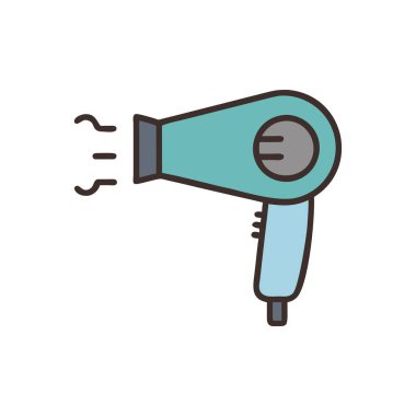 Kurutucu vektör simgesi. simge vektör logosu.