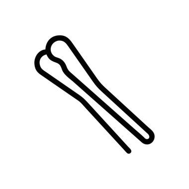 Çizgi film simgesinin vektör illüstrasyonu