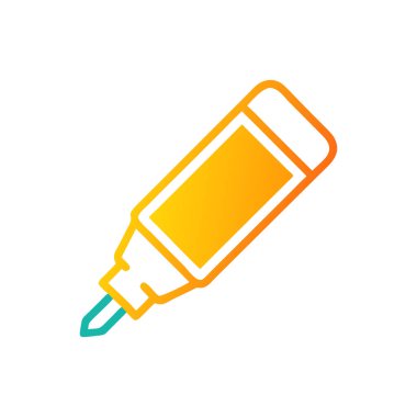 kalem ve yapıştırıcı vektör çizimi