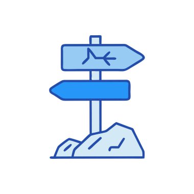 Seyahat simgesi tasarım vektörü