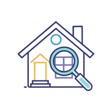 ev arama evi simgesi - taslak biçimi