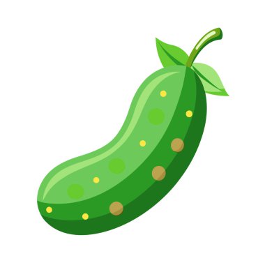 Salatalık ikonu vektör illüstrasyon tasarımlı taze sebze