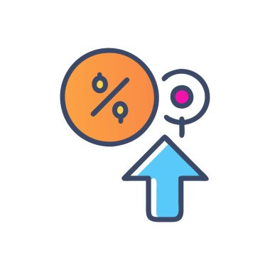 ok ve hedef simge vektör tasarımı