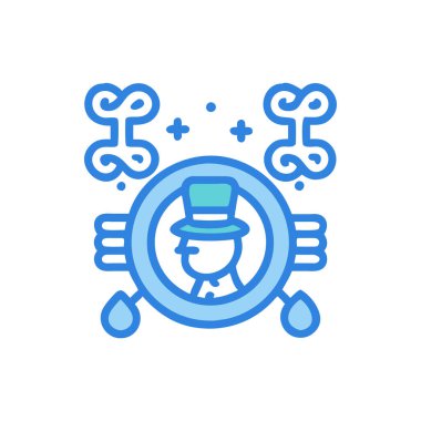 Mutlu babalar günü vektör illüstrasyonu.