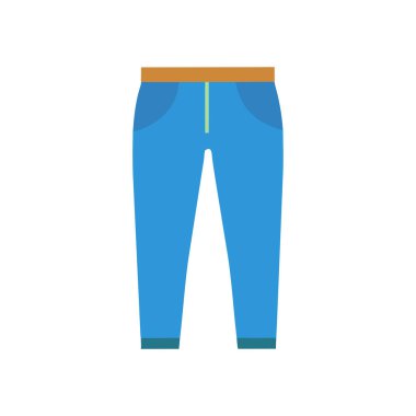 pantolon simgesi, vektör illüstrasyonu