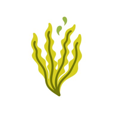 Deniz yosunu simgesi. vektör çizim