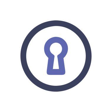 Şeffaf arkaplanda vektör illüstrasyonunu kilitle. Birinci kalite semboller. Web ve grafik için vuruş simgesi kavramı.