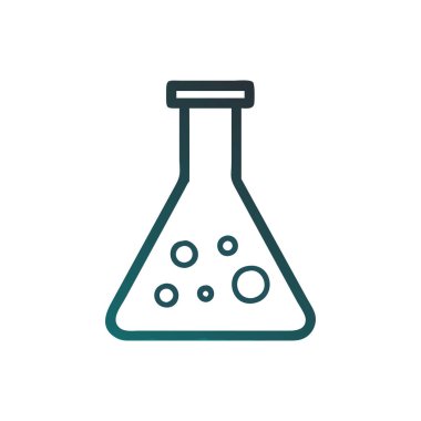 Kimyasal matara vektör çizimi, simge tasarımı