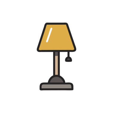 lamba vektörü düz renk simgesi