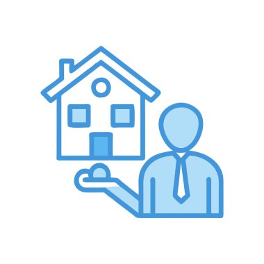 Ev sigortası ikonu. logotype