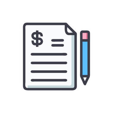 iş simgesi vektör illüstrasyonu