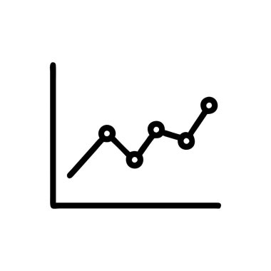 grafik ikonu vektör illüstrasyonu