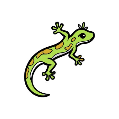 karalama kurbağası, vektör izole illüstrasyon