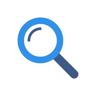 Arama simgesi vektör illüstrasyonu