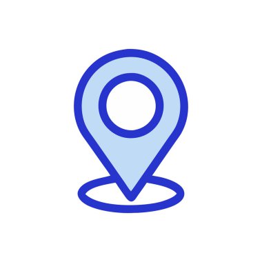 gps konum simgesi, özet vektör illüstrasyonu