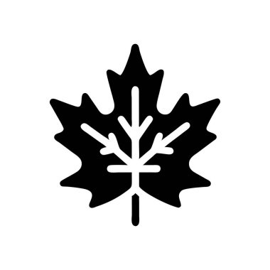 Beyaz arkaplanda izole edilmiş, modaya uygun düz bir yaprak simgesi. Web sitesi tasarımınız için yaprak sembolü, logo, uygulama, ui. vektör illüstrasyonu