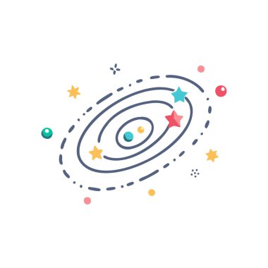 Vektör olarak astronomi simgesi