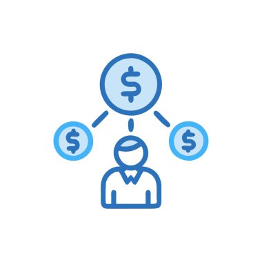 İş İdaresi ikonu vektör olarak. Logotype