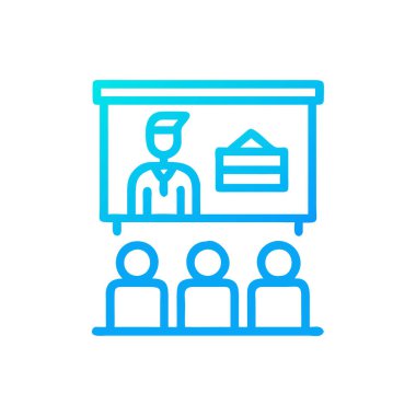 İş simgesinin vektör illüstrasyonu